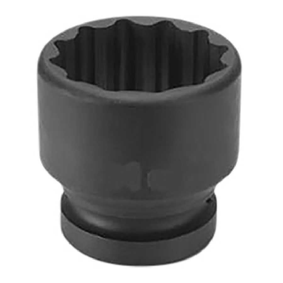 1 In Drive 12 Pt Std Impact Socket - 2-13/16 In