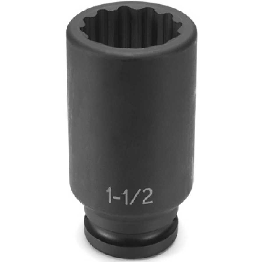 3/4 In Dr 12 Pt Deep Impact Socket - 2-1/2 In