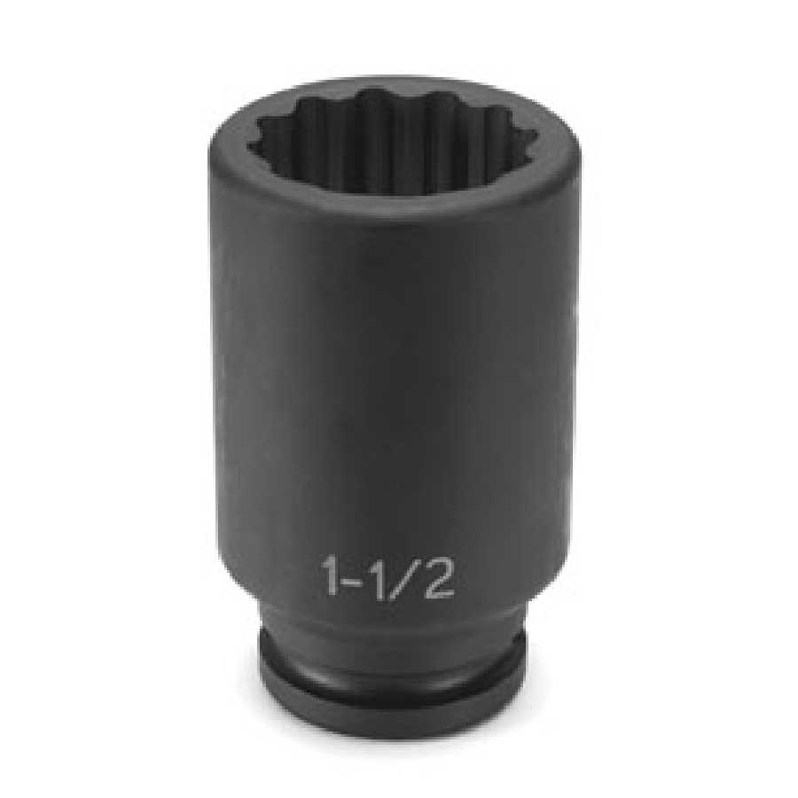 3/4 In Dr 12 Pt Deep Impact Socket - 2-1/4 In