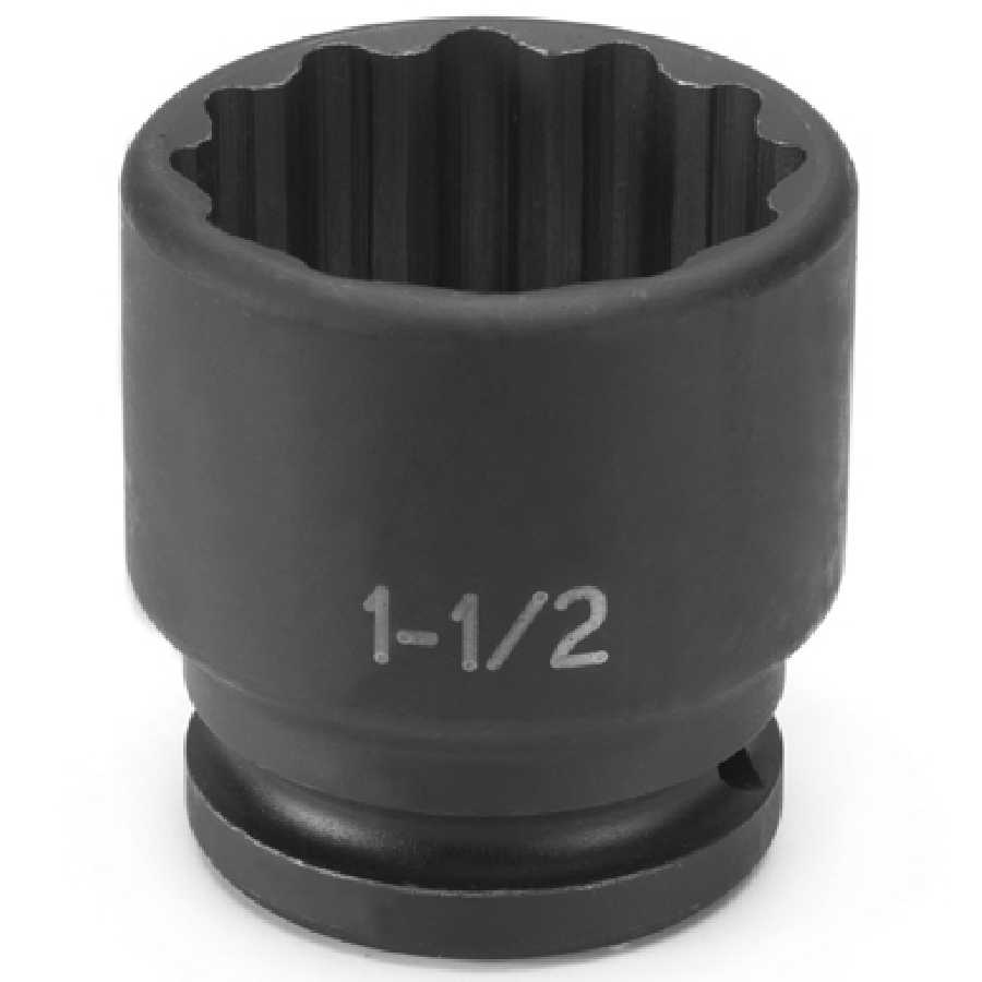 3/4 In Drive 12 Pt Std Impact Socket - 2-7/16 In