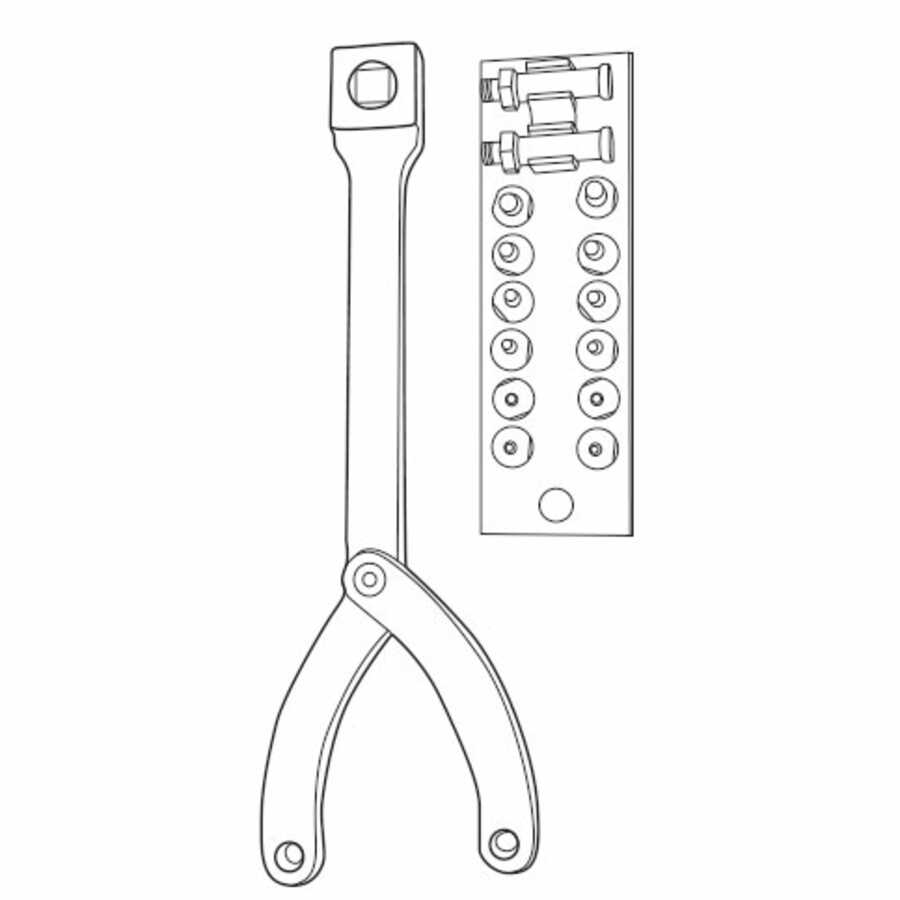 Variable Pin Spanner Wrench - Cal-Van Tools