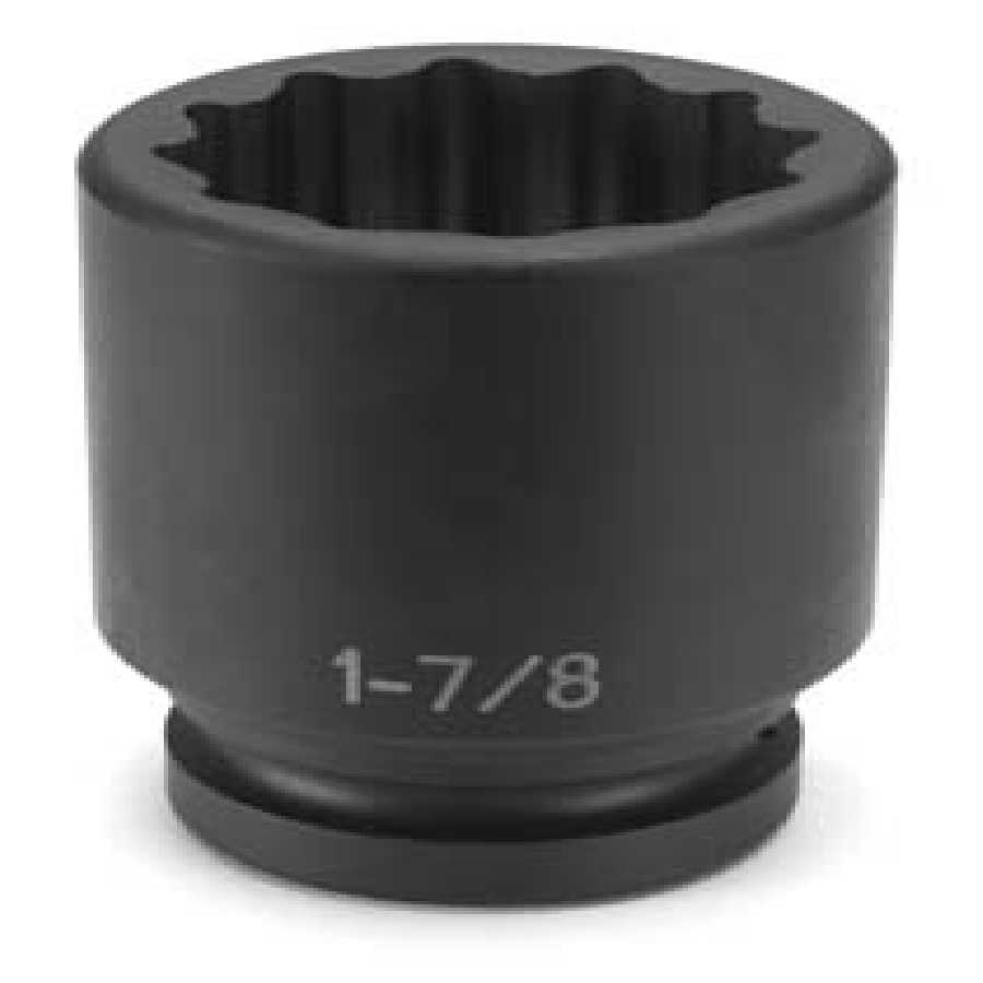 1" Drive x 1-7/8" Deep - 12 Point Impact Socket