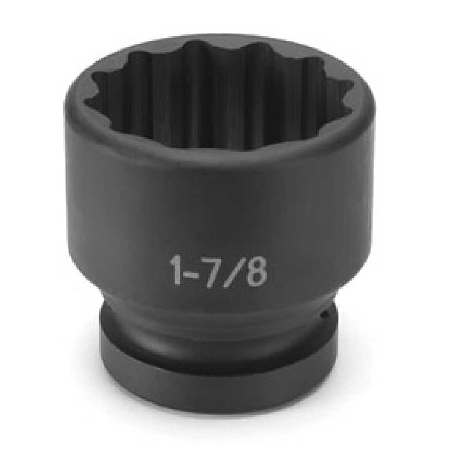 1" Drive x 2" Standard - 12 Point Impact Socket