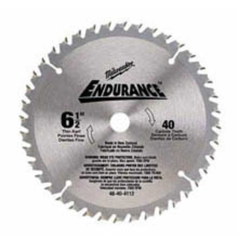 Circular Saw Blade 6-1/2 in. 24 Carbide Teeth (1 per pack)