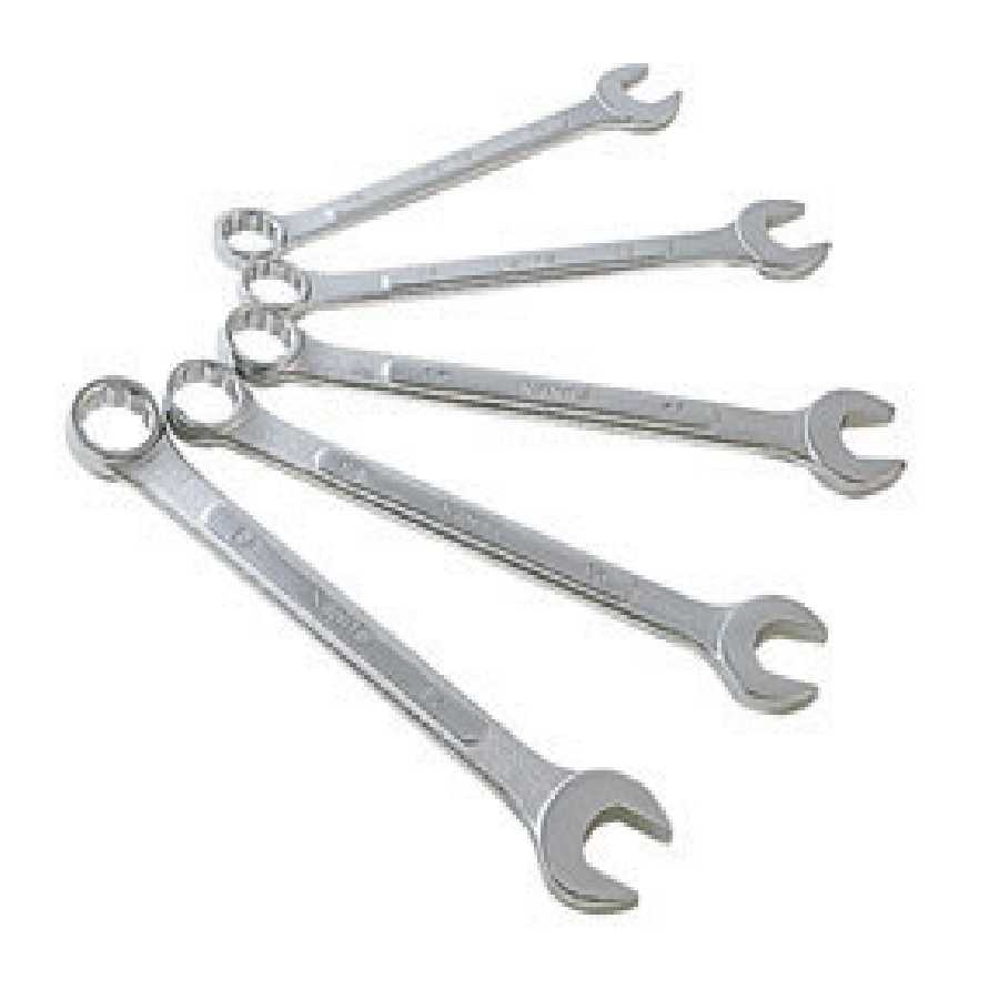 Raised Panel metric Combination Wrench Set