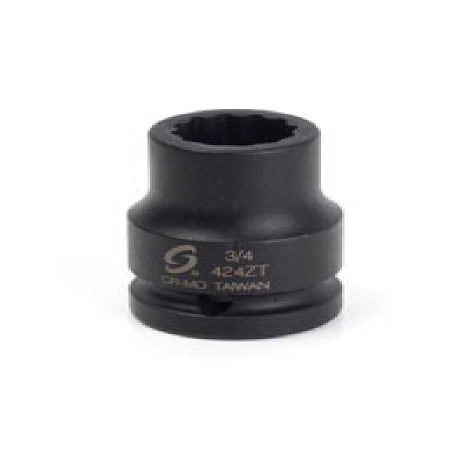 3/4\" Drive x 3/4\", Standard, 12 Point Impact Socket