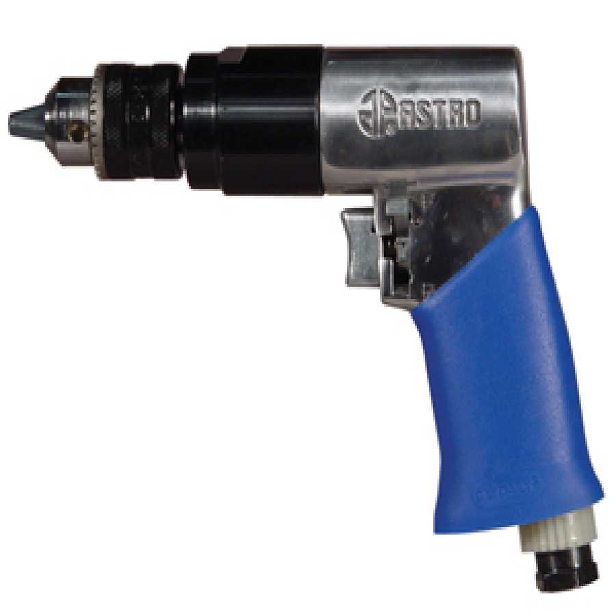 3/8 Inch Drive Reversible Air Drill - 1,800rpm