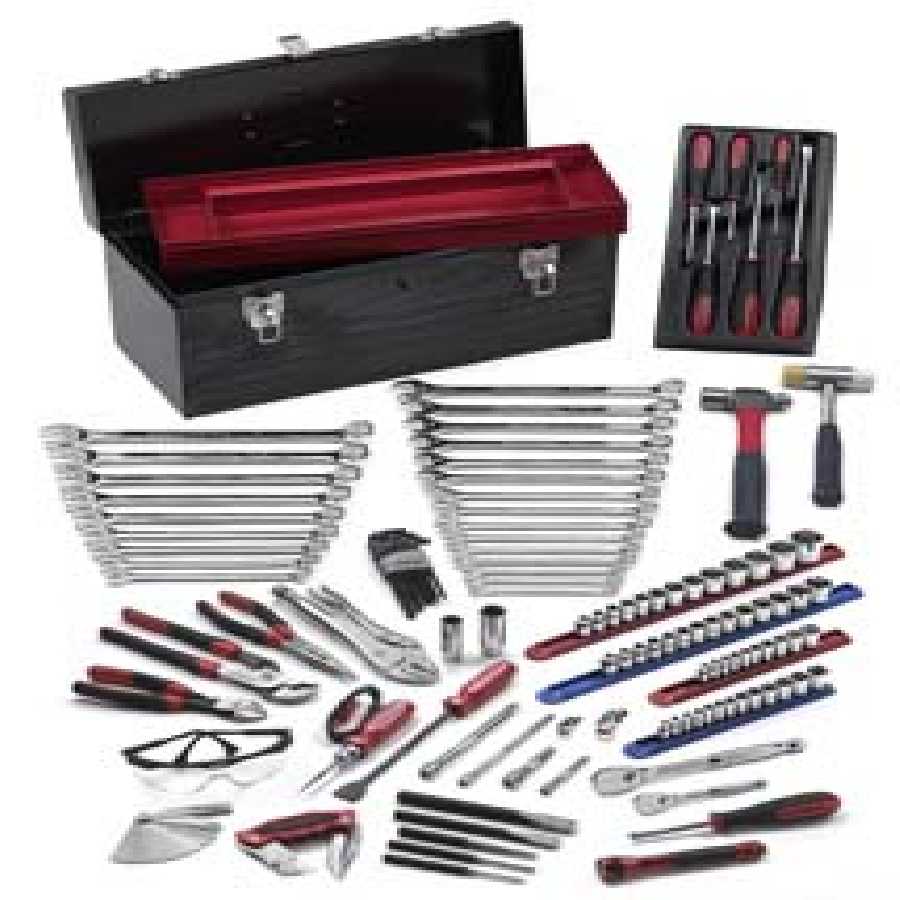 121pc Auto Maintenance Introductory TEP Set SAE Metric