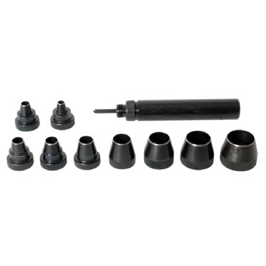 Professional Gasket Punch Set - 10-Pc