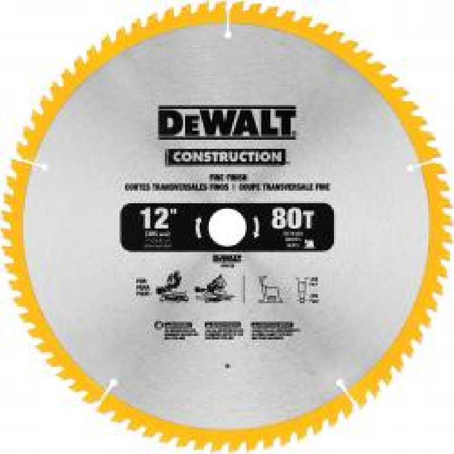 Series 20 12" 80T Circular Saw Blade