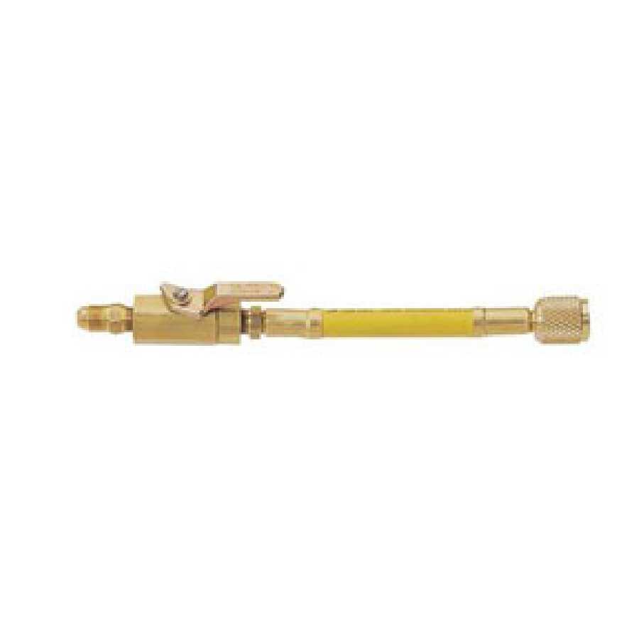 Straight Manual Shut Off Valve (Yellow 1/4" x 1/4")