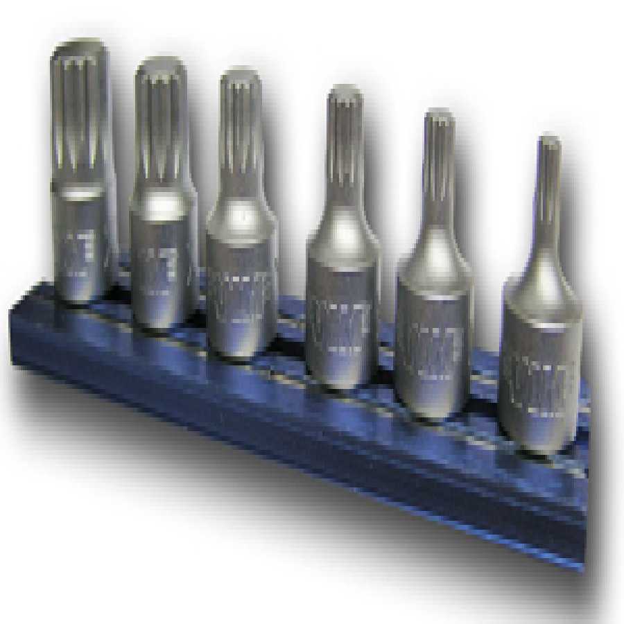 XZN Stubby Triple Square Bit Set 6 Pc