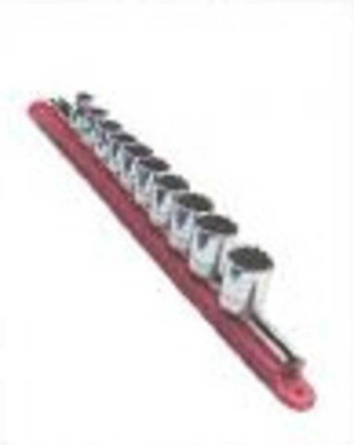 1/4" Magnetic Socket Rack (Red)