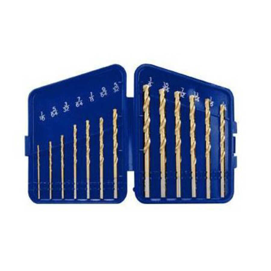 Titanium Nitride Coated High Speed Steel Drill Bit Sets