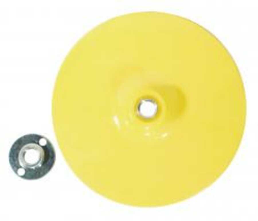 7" Nylon Backing Plate with Flange Nut