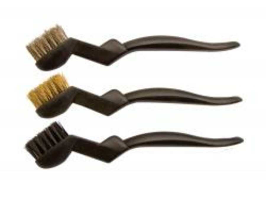 3 Piece Easy Grip Cleaning Brush Set