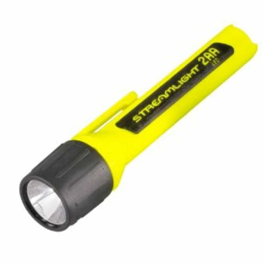 2AA ProPolymer LED Alkaline Battery-Powered Flashlight (Yellow)