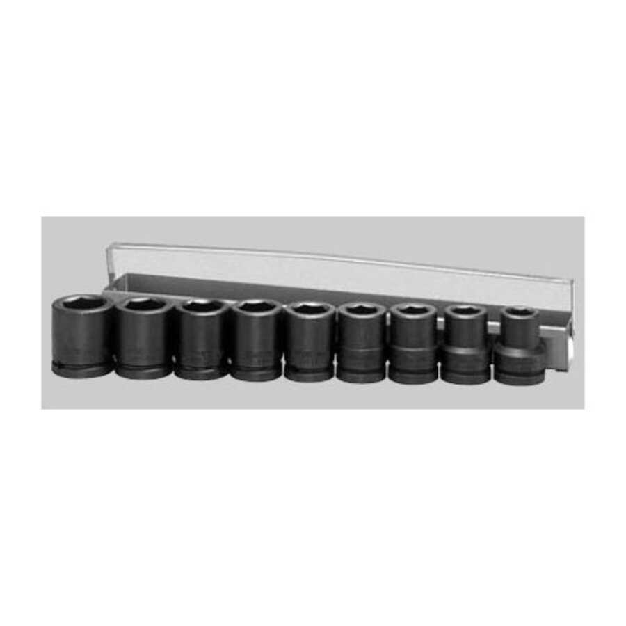 3/4" Drive Power/Impact 6 Point Standard Socket Set - 9 Piece