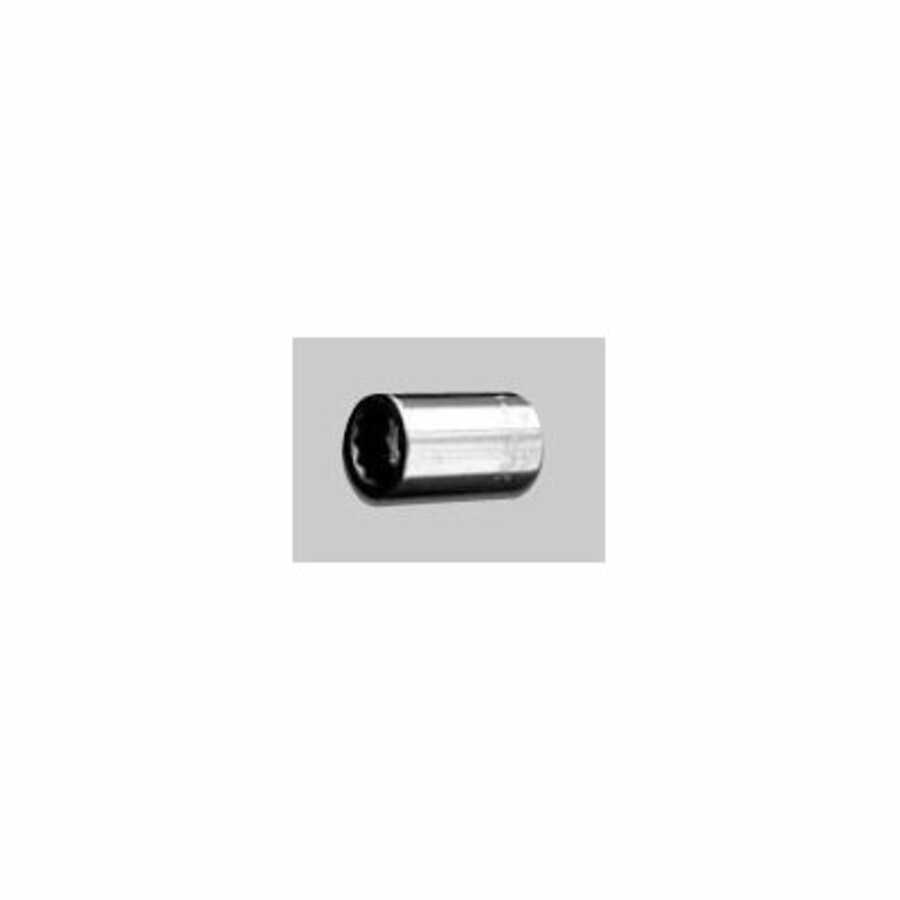 3/4" Square Drive 12 Point Standard Chrome Socket