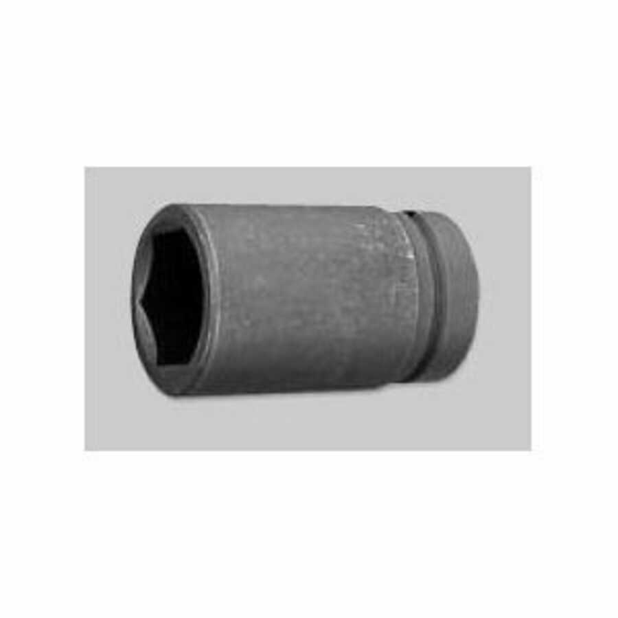 Industrial Black 1" Drive Power/Impact Socket - 6 Point Deep wit