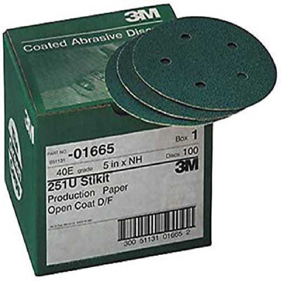 Green Corps Stikit Production Disc Dust Free, 5 Inch, 40E Grade