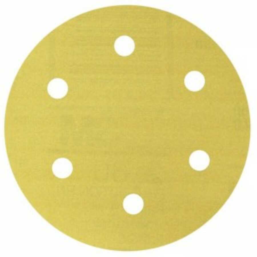 Stikit Gold Film Disc Roll Dust Free, 6 Inch, P180 Grade 125/RL