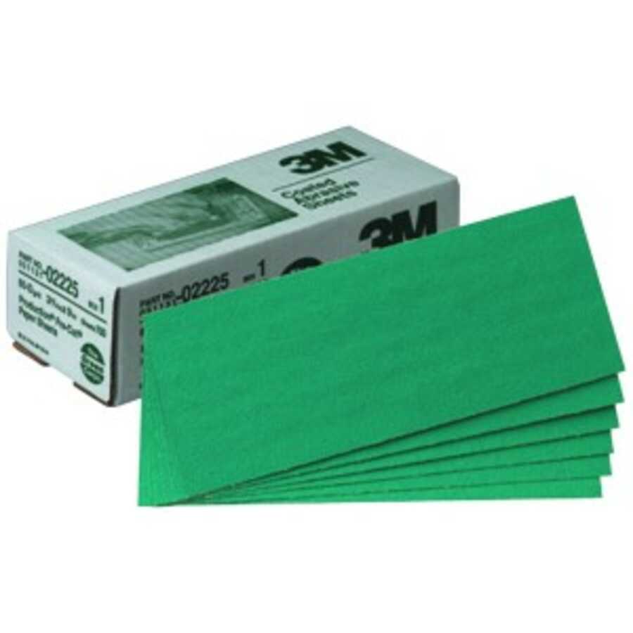 Green Corps Production Resin File Sheet, 80 Grade 100/Box