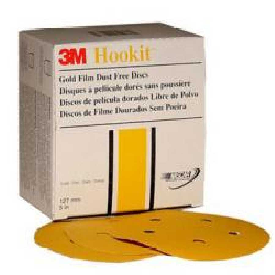 Hookit Gold Film D/F Disc 255L, 5 Inch, 180 Grade 100/Box