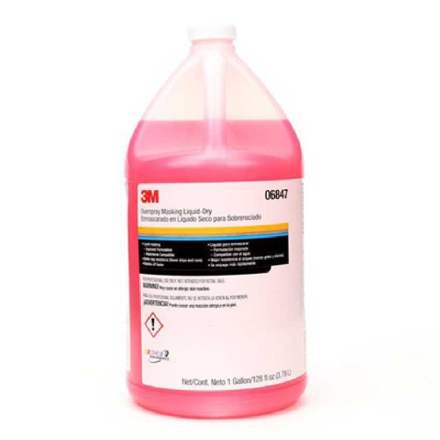 Overspray Masking Liquid Dry 06847, 1 Gallon