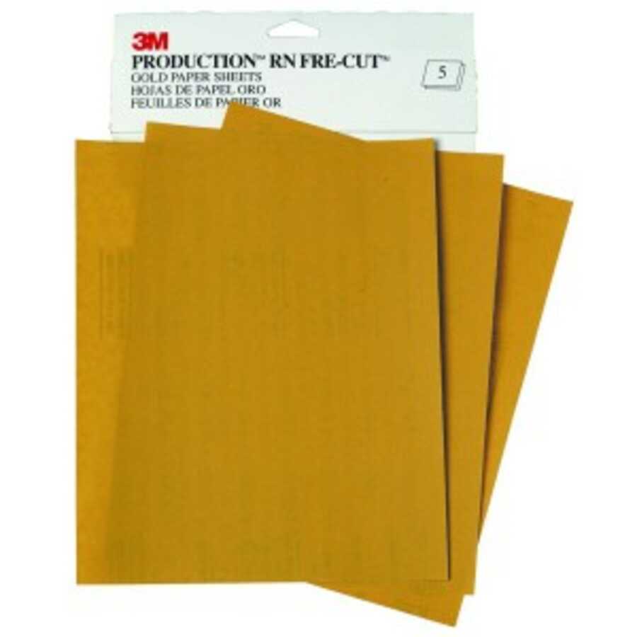 Production Resinite Gold Sheet, 80 Grade 50/Sleeve