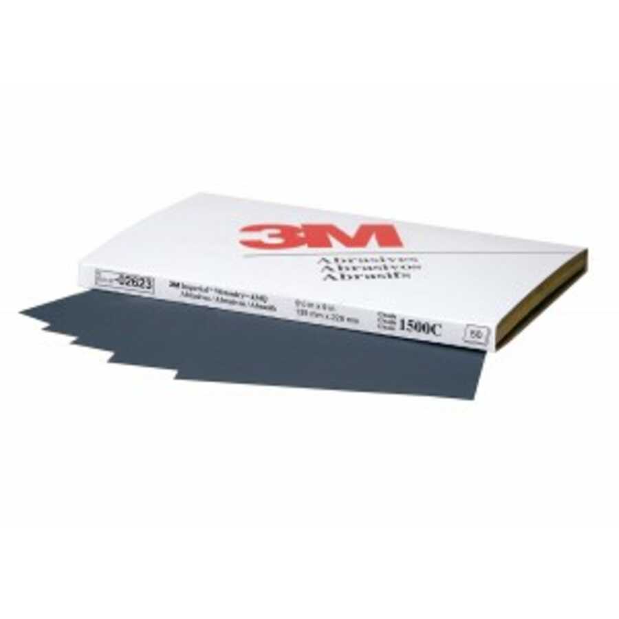 Imperial Wetordry Sheet, 1500 Grade 50/Sleeve