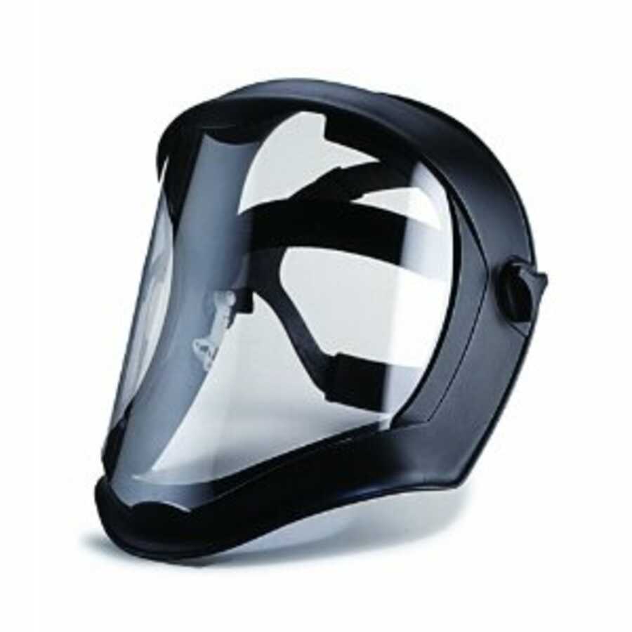 Bionic Shield, Black Matte Face Shield, Clear Polycarbonate Anti