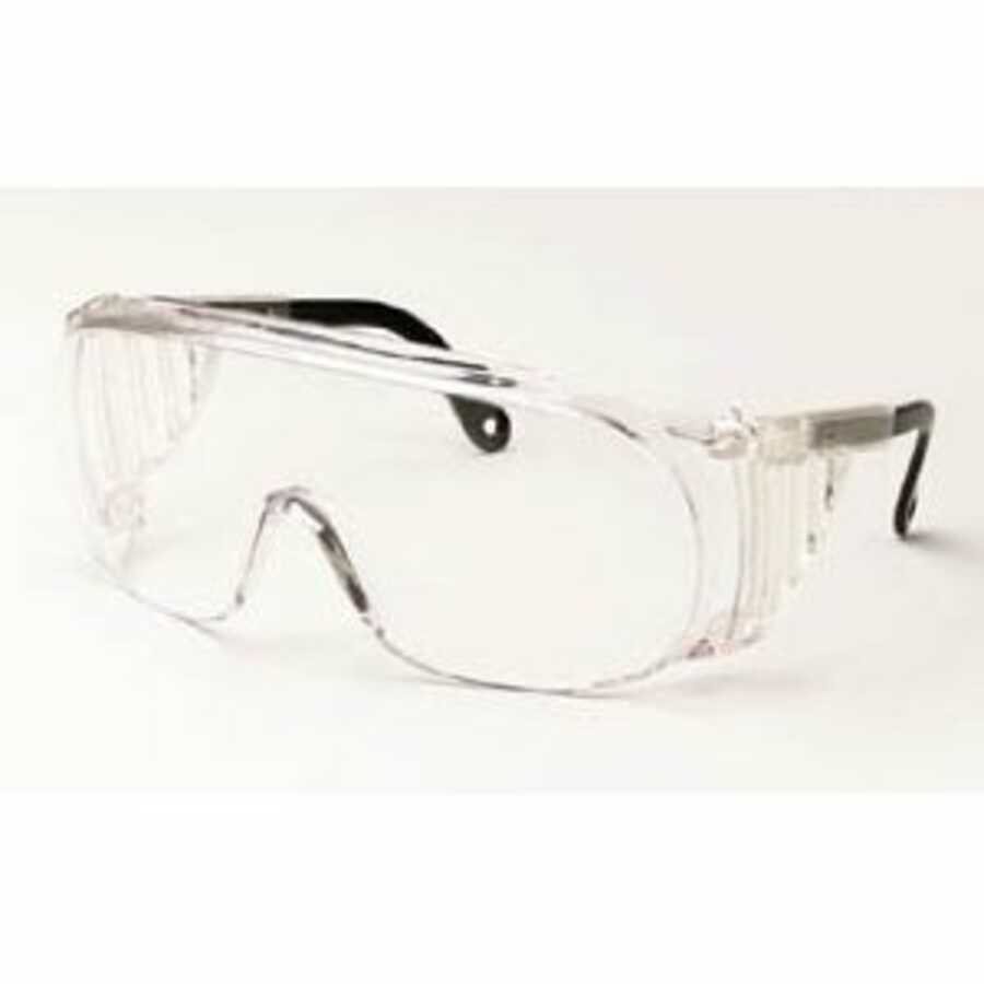 Ultra-spec 2001 OTG Safety Eyewear, Clear Frame, Clear Ultra-Dur