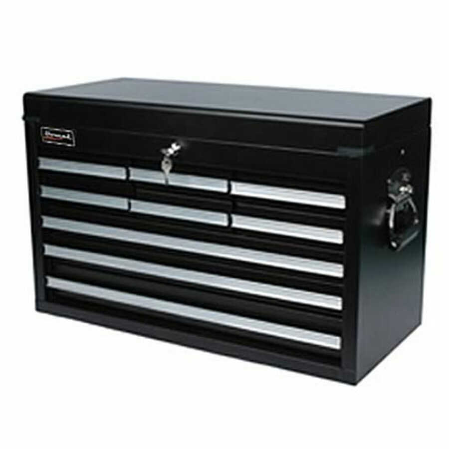 27" Professional Series 9 Drawer Top Chest Black