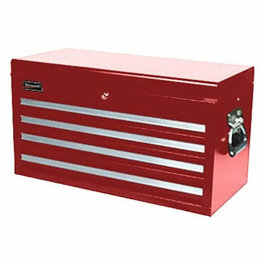 27" Professional Series 4 Drawer Top Chest Red