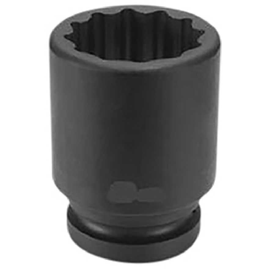 1" Drive x 1-9/16" 12-Point Deep Length Fractional Impact Socket