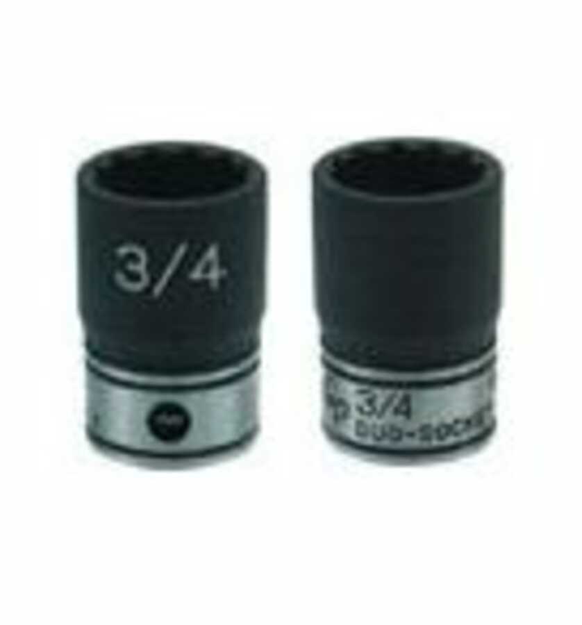 1/2" Drive x 19mm 12 Point Standard Duo-Impact Socket