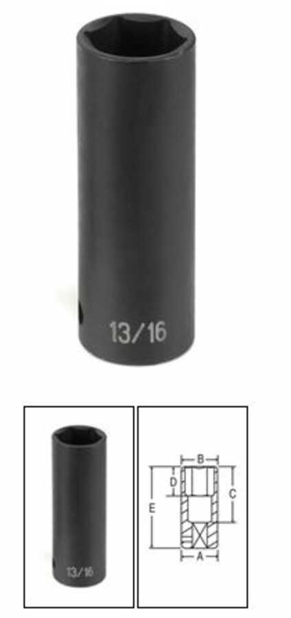 1/2" Drive x 1-1/16" Extra-Thin Wall Deep Impact Socket