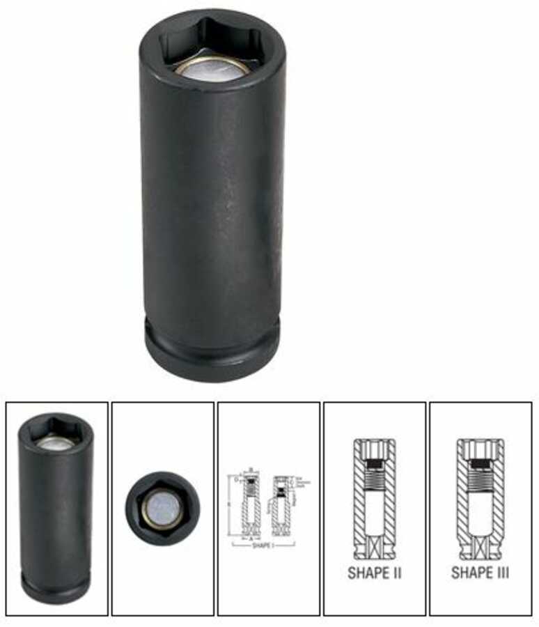 1/2" Drive x 15/16" Magnetic Deep Impact Socket