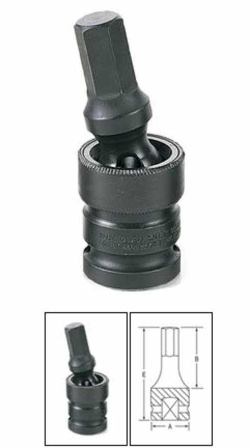 1/2" Drive x 19mm Universal Impact Hex Socket Driver