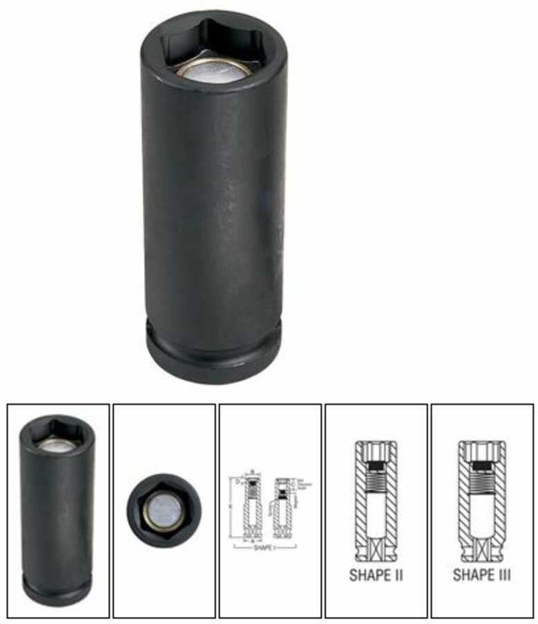 1/2" Drive x 3/4" Magnetic Deep Impact Socket