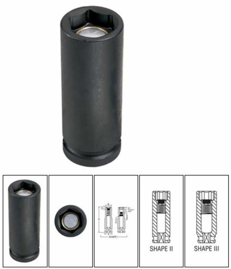 1/2" Drive x 5/8" Magnetic Deep Impact Socket