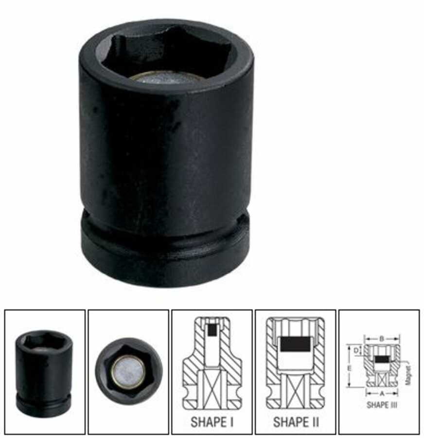 3/8 Inch Magnetic Impact Socket 7mm