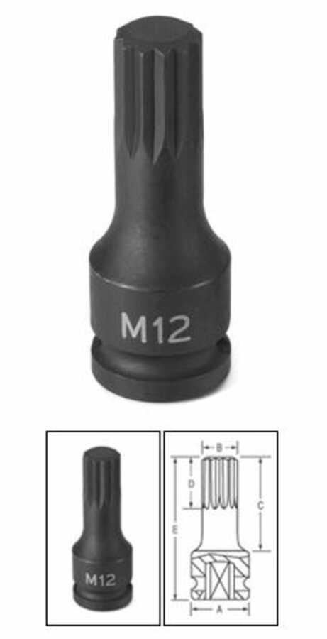 3/8 Inch M8 Triple Square Driver