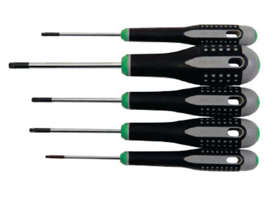 5 Piece Ergo(R) Torx(R) Screwdriver Set