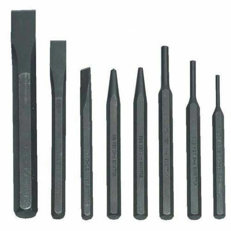 8 Pc Punch & Chisel Set