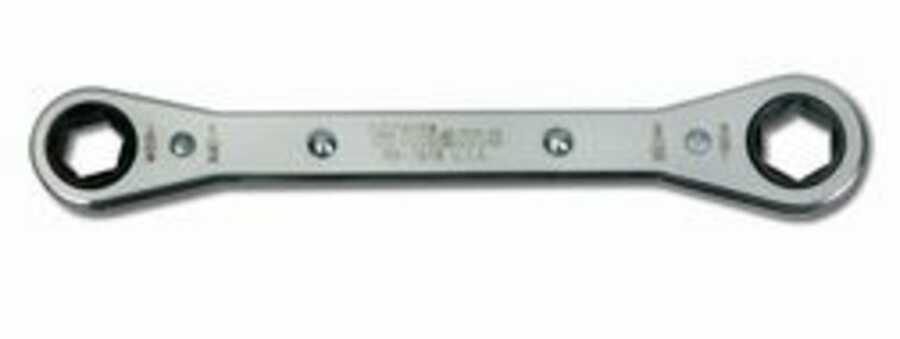 9/16 X 5/8 12-Point SAE Double Head Ratcheting Box Wrench