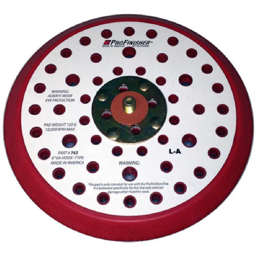 ProFinisher Vacuum, Low Profile 6 Inch Hook Pad