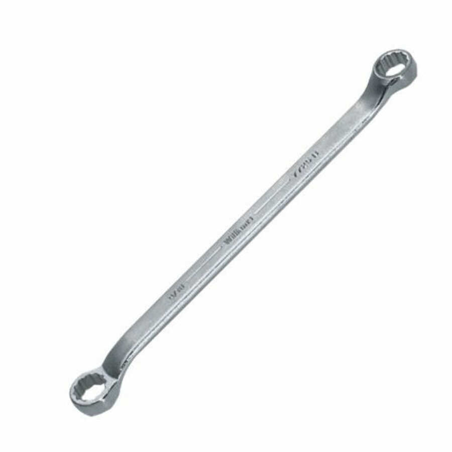 11/16 x-3/4 12-Point SAE Double Head 10° Offset Box End Wrench