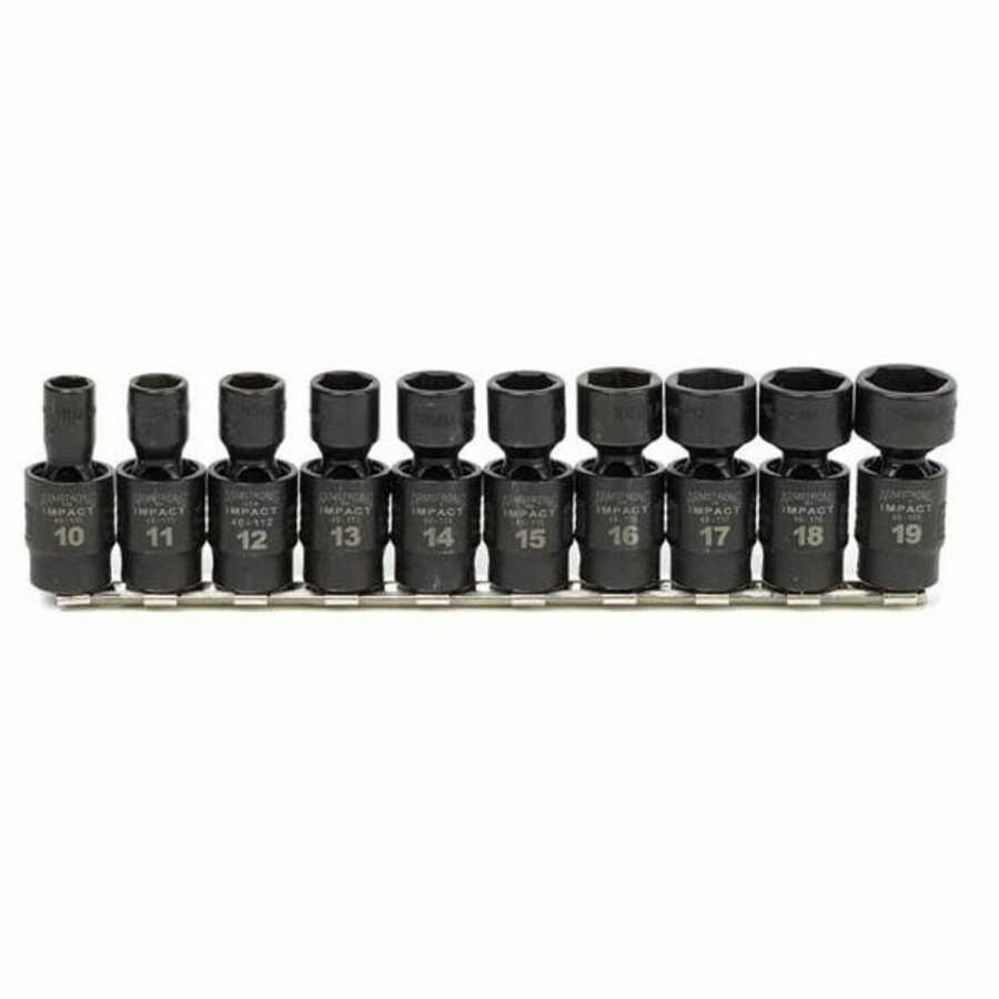 10 Piece 3/8" Drive 6 Point Metric Armstrong Maxx Universal Impa